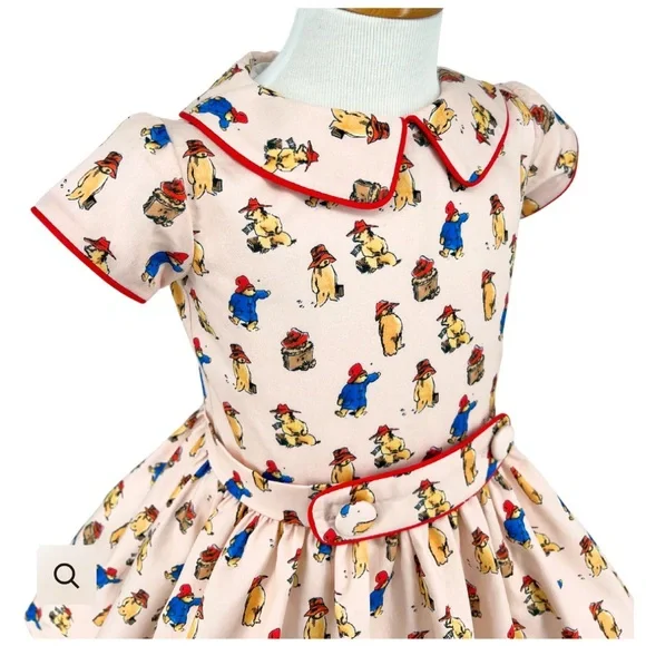 Paddington Bear Girls Dress - Picture 2 of 6
